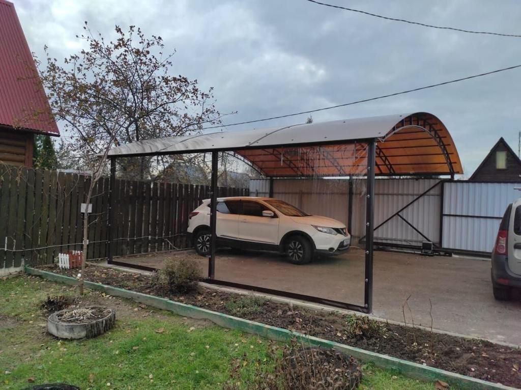 Прозрачные шторы ПВХ для навеса под автомобиль в городе Конаково
